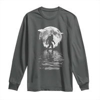 Bigfoot Long Sleeve Shirt Sasquatch Under The Moon Cryptid