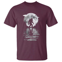 Bigfoot T Shirt Sasquatch Under The Moon Cryptid - Wonder Print Shop