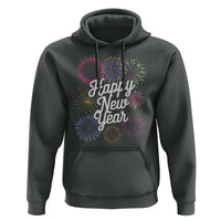 Happy New Year 2025 Hoodie Fireworks Party Supplies Family Matching