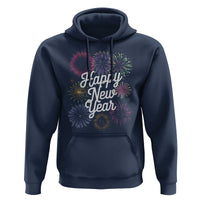 Happy New Year 2025 Hoodie Fireworks Party Supplies Family Matching