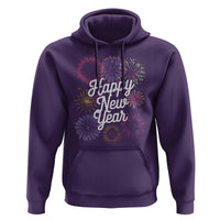 Happy New Year 2025 Hoodie Fireworks Party Supplies Family Matching