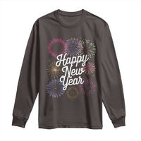Happy New Year 2025 Long Sleeve Shirt Fireworks Party Supplies Family Matching