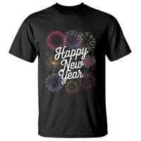 Happy New Year 2025 T Shirt Fireworks Party Supplies Family Matching - Wonder Print Shop