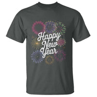 Happy New Year 2025 T Shirt Fireworks Party Supplies Family Matching - Wonder Print Shop