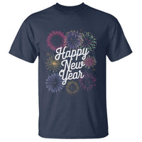 Happy New Year 2025 T Shirt Fireworks Party Supplies Family Matching - Wonder Print Shop