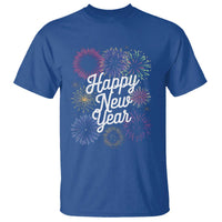 Happy New Year 2025 T Shirt Fireworks Party Supplies Family Matching - Wonder Print Shop