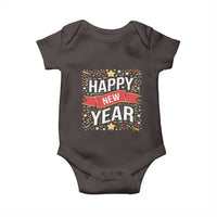 Happy New Year 2025 Baby Onesie Confetti Fireworks Party Supplies Family Matching