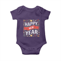 Happy New Year 2025 Baby Onesie Confetti Fireworks Party Supplies Family Matching