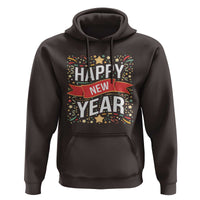 Happy New Year 2025 Hoodie Confetti Fireworks Party Supplies Family Matching
