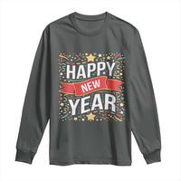 Happy New Year 2025 Long Sleeve Shirt Confetti Fireworks Party Supplies Family Matching