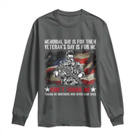 Patriotic Memorial Day Long Sleeve Shirt Remember Our Heroes Veterans Brothers American Flag