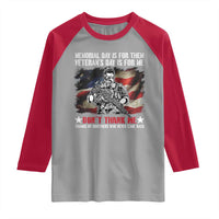 Patriotic Memorial Day Raglan Shirt Remember Our Heroes Veterans Brothers American Flag
