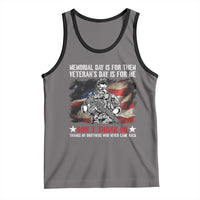 Patriotic Memorial Day Tank Top Remember Our Heroes Veterans Brothers American Flag