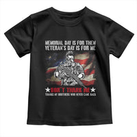 Patriotic Memorial Day Toddler T Shirt Remember Our Heroes Veterans Brothers American Flag