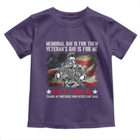 Patriotic Memorial Day Toddler T Shirt Remember Our Heroes Veterans Brothers American Flag