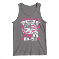 Female Veteran Tank Top Never Underestimate A Woman With DD214 US Military