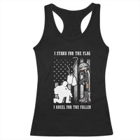 Patriotic Memorial Day Racerback Tank Top We Stand For the Flag We Kneel For The Fallen US Patriots