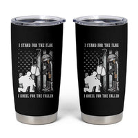 Patriotic Memorial Day Tumbler Cup We Stand For the Flag We Kneel For The Fallen US Patriots