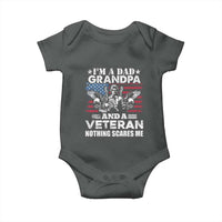 I’m a Dad Grandpa and Veteran Baby Onesie Fearless Patriotic Military Family