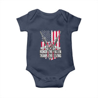 Patriotic Memorial Day Baby Onesie Honor The Fallen Thank The Living Memorial Day Veterans Day