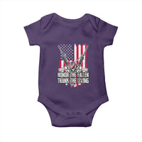 Patriotic Memorial Day Baby Onesie Honor The Fallen Thank The Living Memorial Day Veterans Day