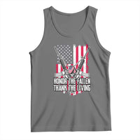 Patriotic Memorial Day Tank Top Honor The Fallen Thank The Living Memorial Day Veterans Day