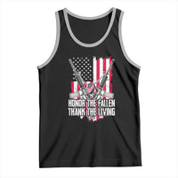 Patriotic Memorial Day Tank Top Honor The Fallen Thank The Living Memorial Day Veterans Day