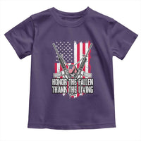 Patriotic Memorial Day Toddler T Shirt Honor The Fallen Thank The Living Memorial Day Veterans Day
