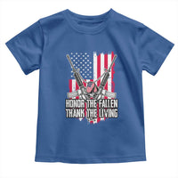 Patriotic Memorial Day Toddler T Shirt Honor The Fallen Thank The Living Memorial Day Veterans Day