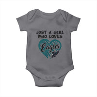 A Girl Who Loves Eagle Baby Onesie