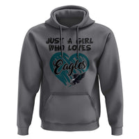A Girl Who Loves Eagle Hoodie