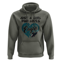A Girl Who Loves Eagle Hoodie