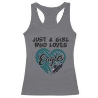 A Girl Who Loves Eagle Racerback Tank Top