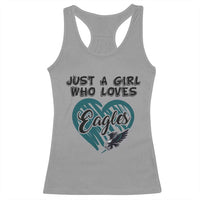 A Girl Who Loves Eagle Racerback Tank Top