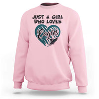 A Girl Who Loves Eagle Sweatshirt
