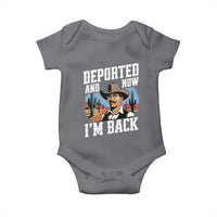 Funny Mexican Cowboy Baby Onesie Now I'm Back Retro Vintage Desert