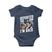Funny Mexican Cowboy Baby Onesie Now I'm Back Retro Vintage Desert