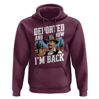 Funny Mexican Cowboy Hoodie Now I'm Back Retro Vintage Desert