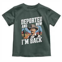 Funny Mexican Cowboy Toddler T Shirt Now I'm Back Retro Vintage Desert