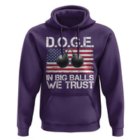Funny D.O.G.E Patriotic 2025 Hoodie In Big Balls We Trust American Flag