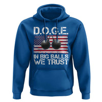 Funny D.O.G.E Patriotic 2025 Hoodie In Big Balls We Trust American Flag