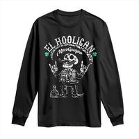 Funny Mexican Mariachi Skeleton Long Sleeve Shirt El Hooligan Mas Guapo Very Handsome