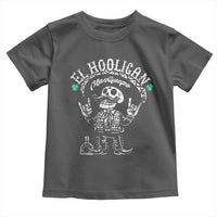 Funny Mexican Mariachi Skeleton Toddler T Shirt El Hooligan Mas Guapo Very Handsome