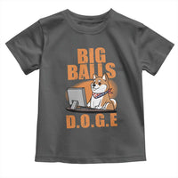 Funny Big Balls D.O.G.E Toddler T Shirt DOGE Shiba