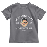 Funny Doug's Winter Party Toddler T Shirt February 18th 4pm Until The Cops Arrive