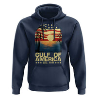 Gulf Of America Hoodie Est 2025 American Flag Retro