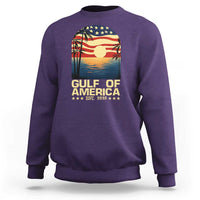 Gulf Of America Sweatshirt Est 2025 American Flag Retro