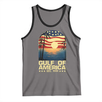 Gulf Of America Tank Top Est 2025 American Flag Retro