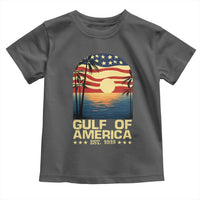 Gulf Of America Toddler T Shirt Est 2025 American Flag Retro