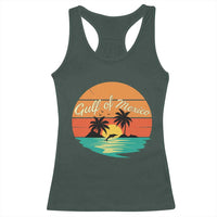 Gulf Of Mexico Racerback Tank Top Forever Beach Palms Summer Vacation